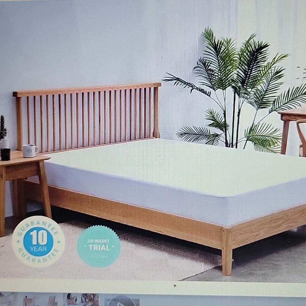Comficlouds King waterproof mattress protector breathable noiseless white New